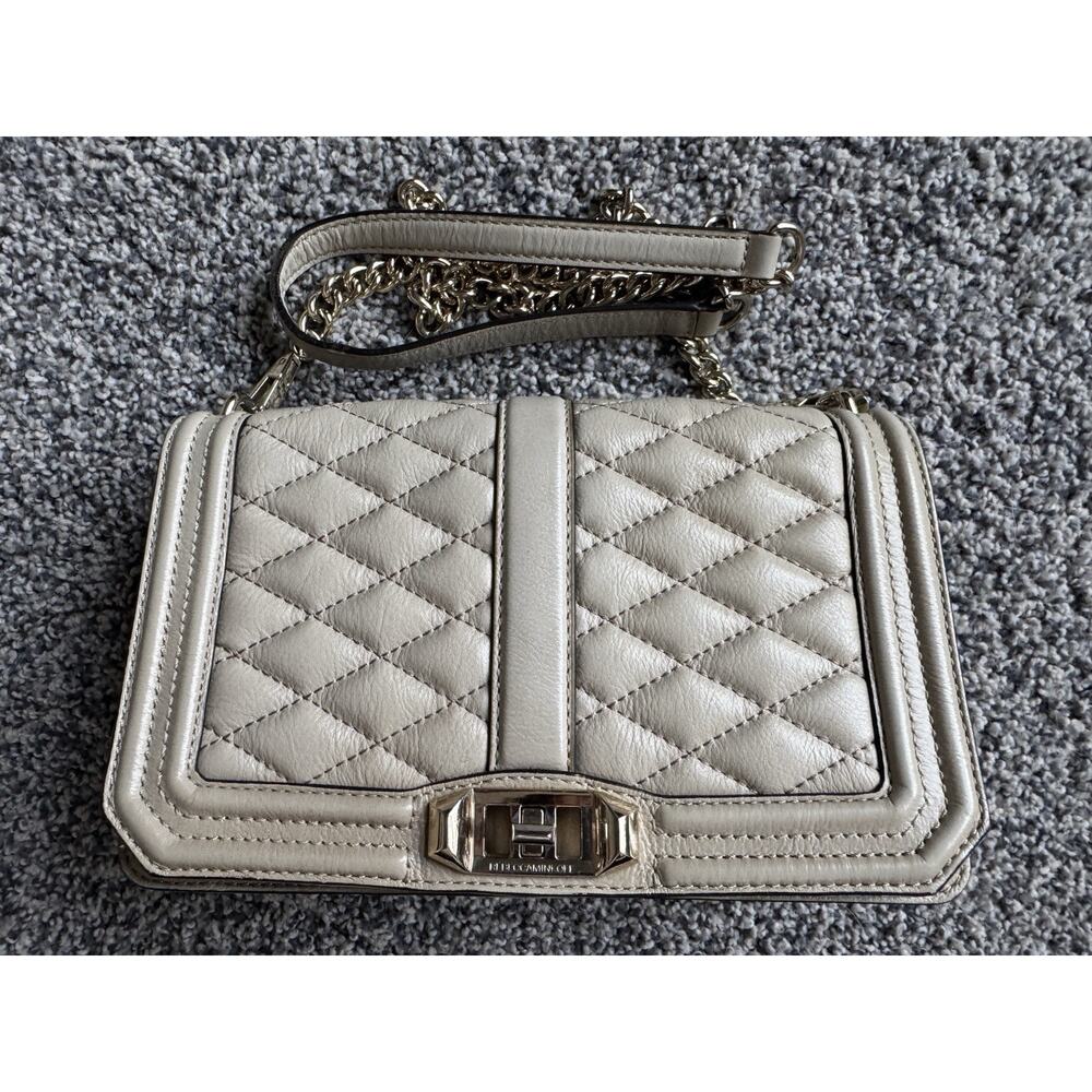 Rebecca Minkoff Love Crossbody Quilted Diamond Leather Bag